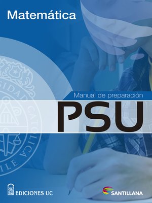 cover image of Manual de preparación PSU Matemática